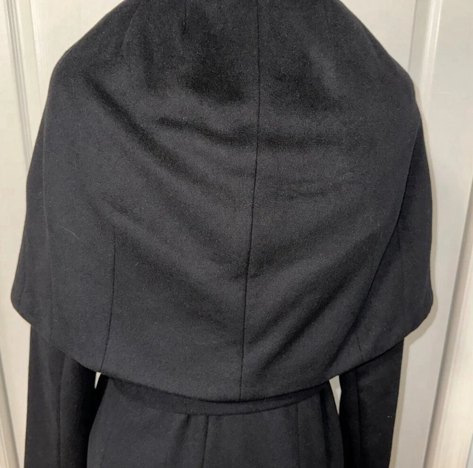 NWT Donna Karan Wool And Cashmere Belted Coat Size XS - Image 3 of 3