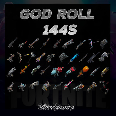 Fortnite / Save the World / 5X GOD ROLL 144s