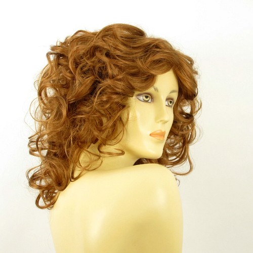 Perruque femme mi longue bouclée blond foncé ref JAMELIA en 27 - Imagen 8 de 8