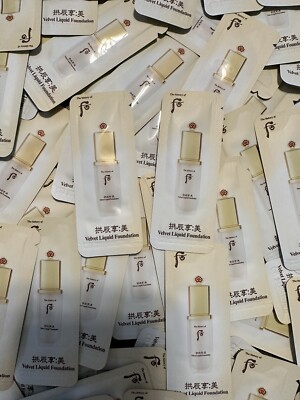 The history of Whoo Velvet Liquid Foundation No.21 1ml x 100pcs SPF30 PA++