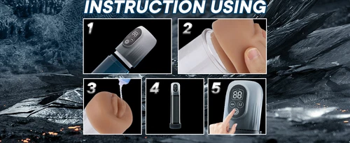 Automatic Water Bath Penis Training Pump Suction Masturbator Enlarger Sex Toys - Picture 10 of 12