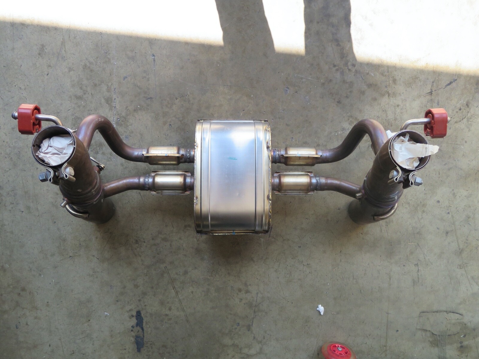 OEM Ferrari 488 GTB Spider Sport Muffler No Tips 324752.
