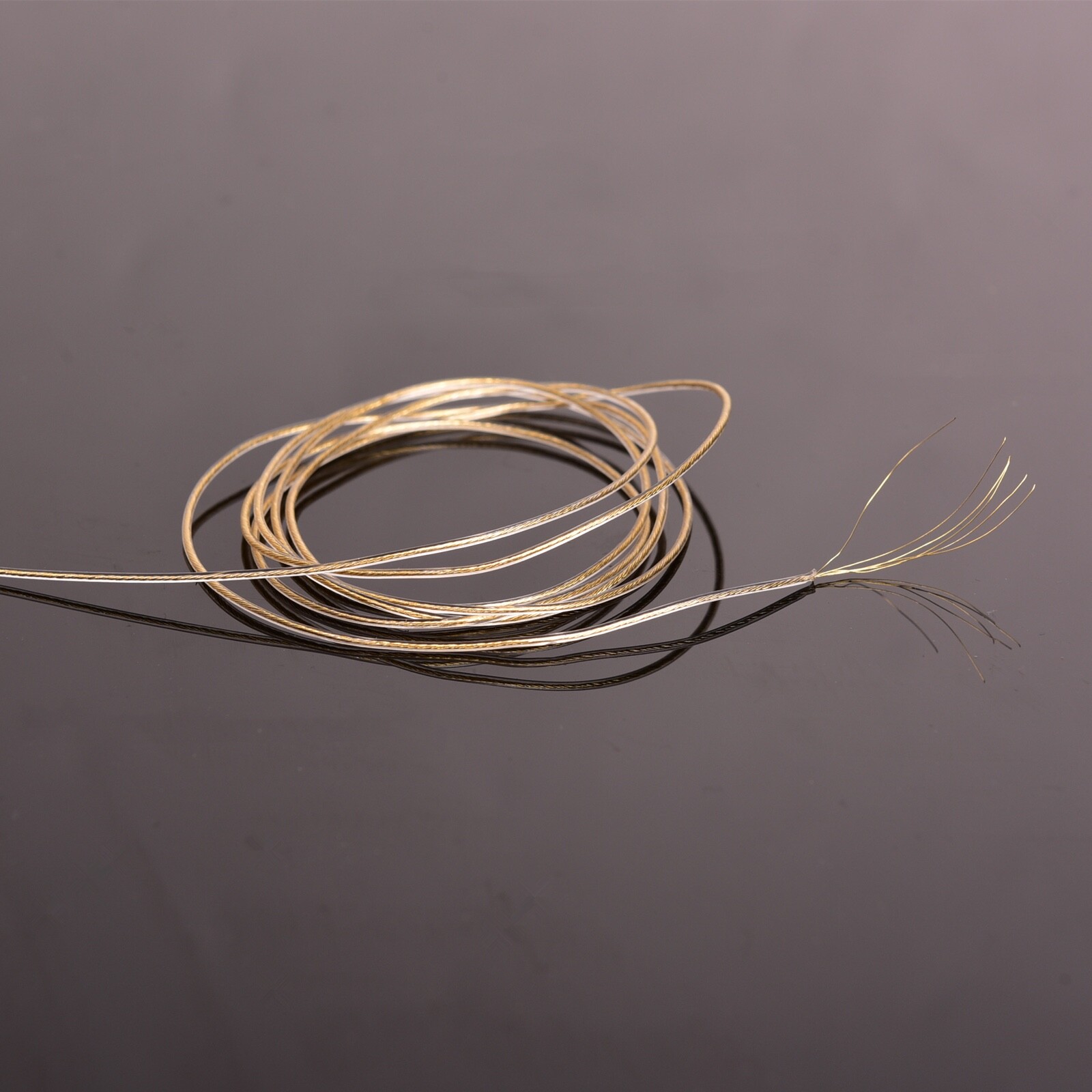 1M 6N OCC Copper High Purity Silver Gold Plated Signal Wire DIY HiFi ...