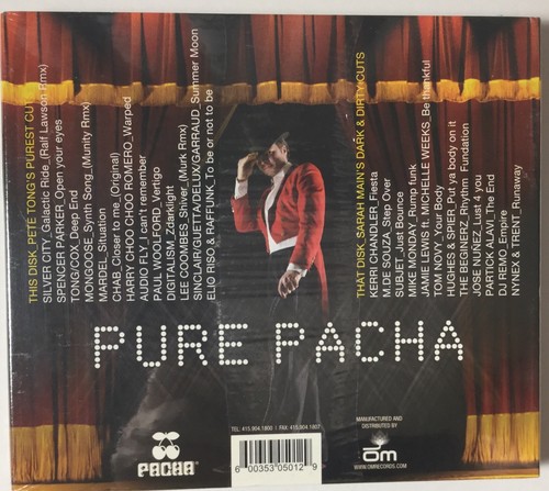 Pure Pacha Summer Season 2005 Digipak by Pete Tong Sarah Main 2005 - Picture 2 of 4