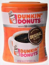 GROUND COFFEE Original Blend Arabica Medium Roast Net 45 Ounce DUNKIN' DONUTS