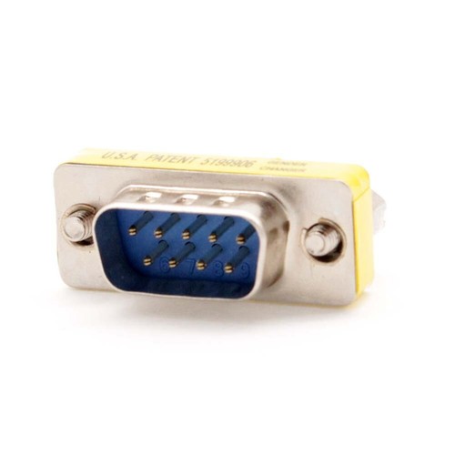 3x DB9 D-SUB 9 Pin RS232 Serial Male to Female Port Saver Adapter Connector Gold - Picture 4 of 5