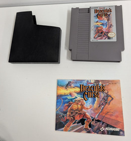 Castlevania III 3 Dracula's Curse Konami completo di scatola NES 1990