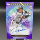 2024 Topps Inception Jackson Holliday Purple Rookie Auto /199 #BRES-JH Orioles