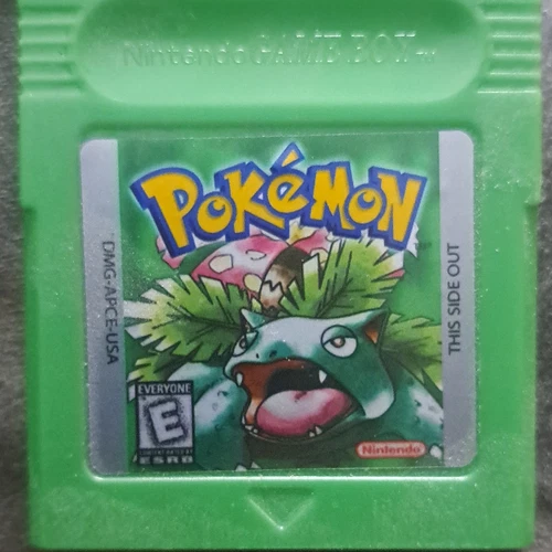Pokémon Green Version Nintendo Game Boy Cartridge NTSC-U/C E-Everyone Rated