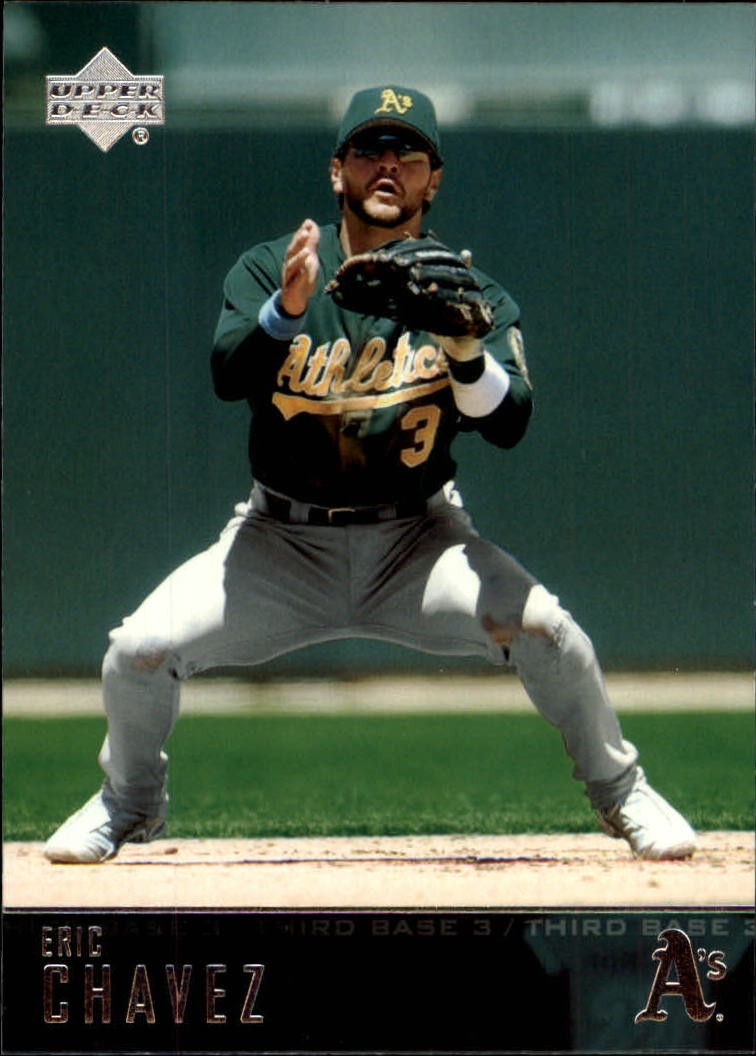 2004 Upper Deck Glossy #38 Eric Chavez - BB