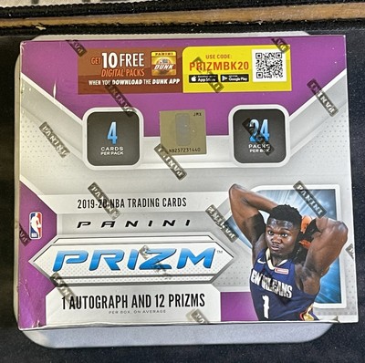 2019-20 Panini Prizm RETAIL SEALED Box / 1 Auto & 12 Prizms / 24 Packs