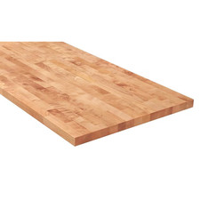 4 Ft. L X 30 In. D Unfinished Birch Solid Wood Butcher Block Desktop Countertop