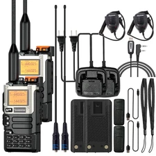 2 Packs Quansheng UV-K5(8) Radio USB-C Charging Two Way Radio Long Range with...