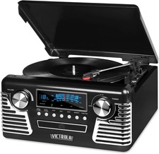 200 - VICTROLA 50's Retro Bluetooth Record Player Multimedia V50