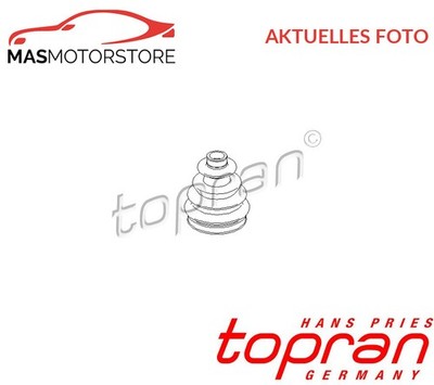 ACHSMANSCHETTE ANTRIEBSWELLE TOPRAN 300 300 I FÜR FORD SIERRA,SCORPIO I