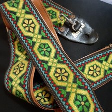 Morris Tracolla Chitarra Regolabile Acustica Elettrica Rara Vintage Colorata ...