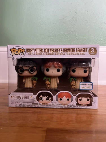 Funko Pop! Vinyl: Harry Potter, Ron Weasley, & Hermione Granger B&N Exclusive