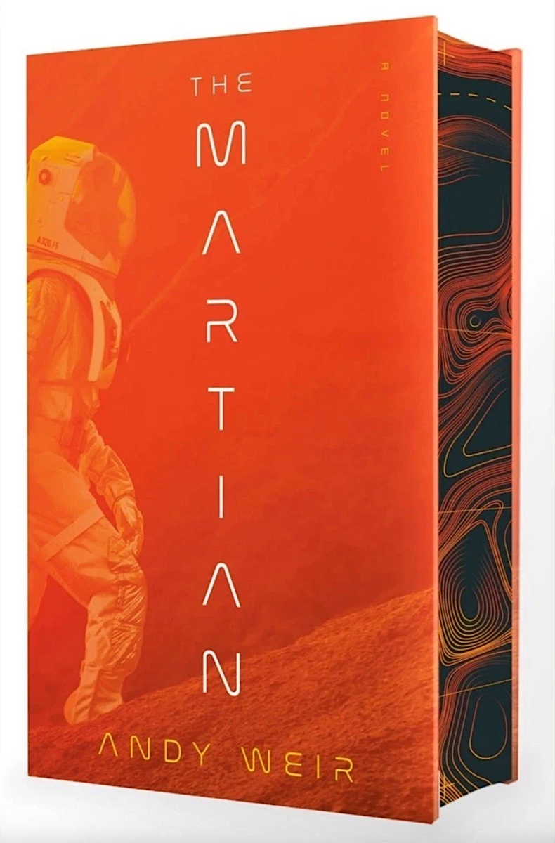 Andy Weir The Martian Signed Autographed Deluxe Hardcover Sprayed
