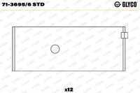 NEU - Glyco 71-3695/6STD Pleuellager