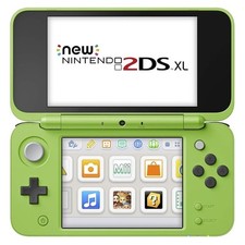 Nintendo New 2DS XL - Black & Lime Minecraft Edition Handheld Console -Excellent
