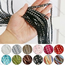 Glitzer Fadenvorhang Lurex Perlen Fadenstore Gardine Türvorhang Insektenschutz.