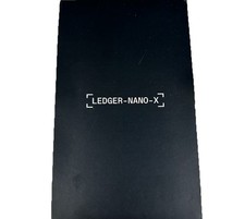 Ledger Nano X Crypto Hardware Wallet Never Used