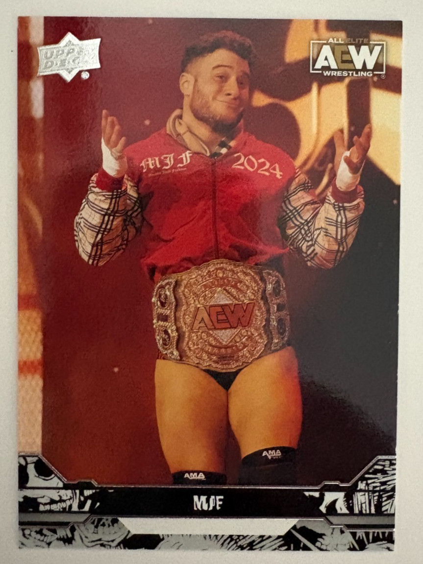 2023 Upper Deck AEW #8 MJF wrestling card ~ $1 flat rate shipping on all orders!