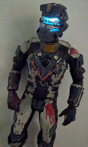 Neca DEAD SPACE 2.Isaac Clarke.7” figure.player select.LED LIGHTS.up.video game. - Picture 8 of 8