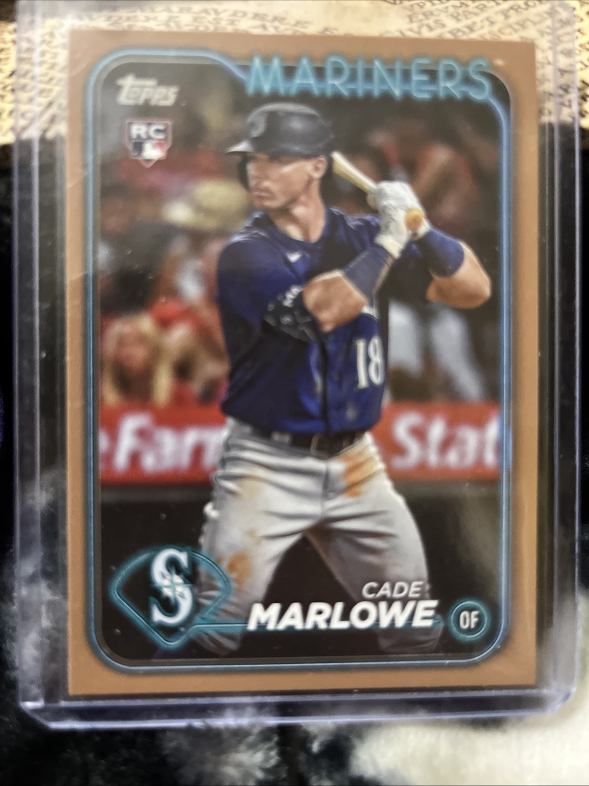 2024 Topps Series 1 - Cade Marlowe #286 Gold /2024 (RC)