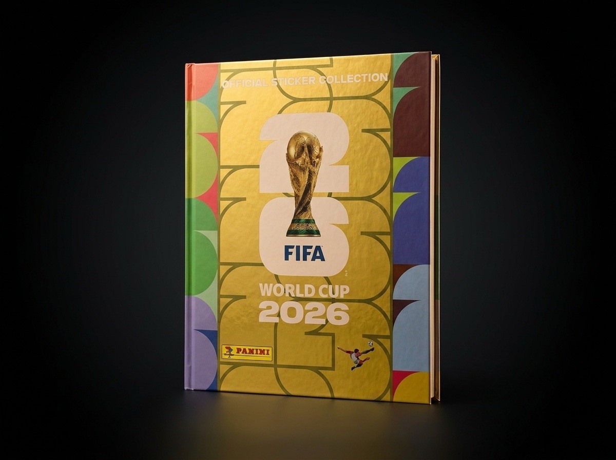 Panini FIFA World Cup 2026 Premium Gold Hardcover Album. LATAM EXCLUSIVE