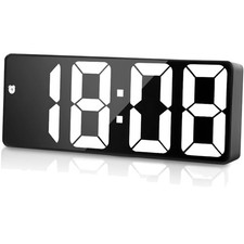 Digitaler LED Wecker mit Großem Display – USB/Batterie, Schlummerfunktion