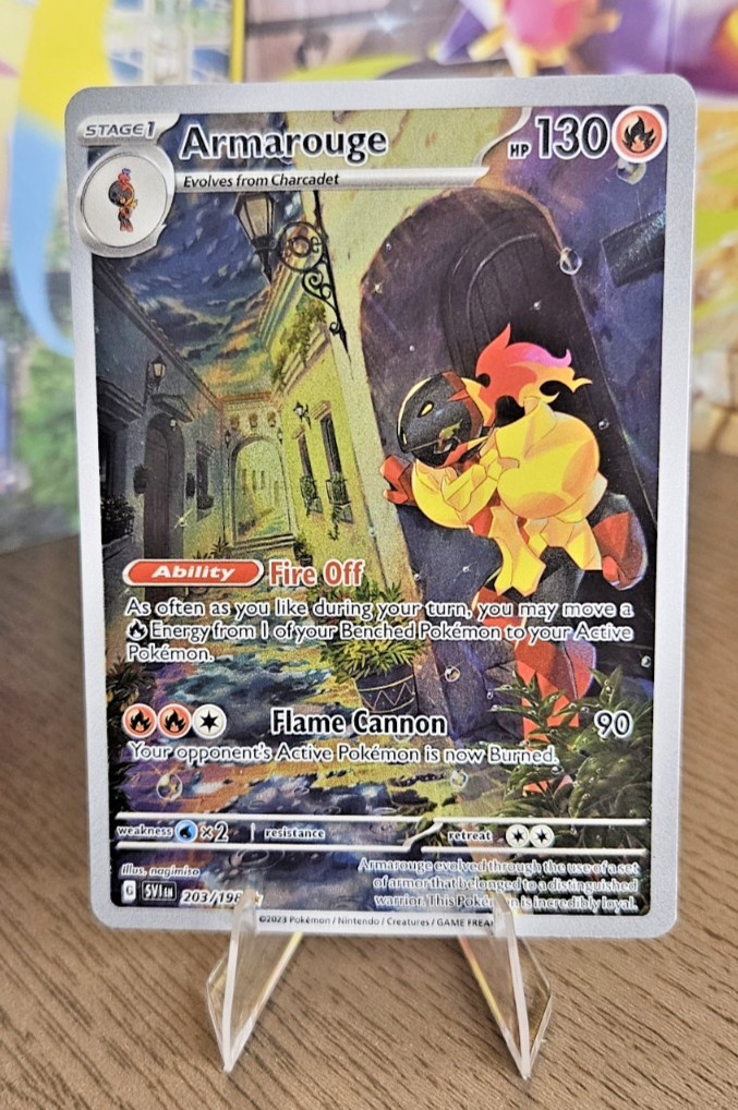 Armarouge 203/198 Illustration Rare - Pokemon TCG Scarlet & Violet Base Set - NM