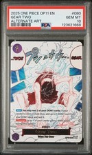 Gear Two (Alternate Art) OP11-080 A Fist of Divine Speed Foil for