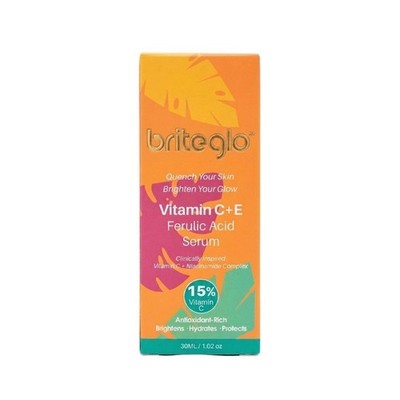 Vitamin C Serum 15% for Face with 3-O-Ethyl Ascorbic Acid, Niacinamide & Feru...