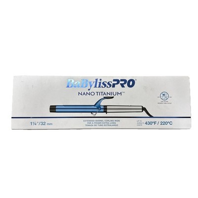 BaBylissPRO Nano 1.25''/32mm Extended Barrel Curling Iron *Box May Be Damaged