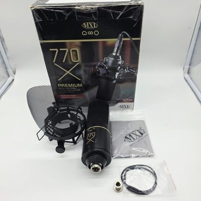 MXL 770 Cardioid Large Diaphragm XLR Studio Condenser Microphone Mic