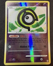 Nintendo Pokémon TCG Unown [C] 67/130 Diamond and Pearl Rare Holo EN 2007 on eBay
