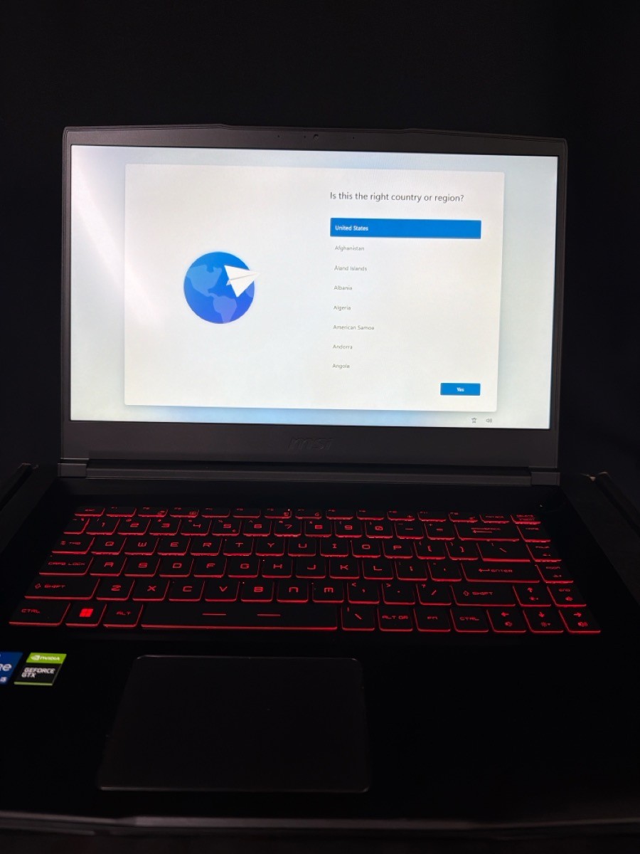 MSI COMPUTER GF63 16GB RAM 1TB+ SSD GTX1650 (C57005232)