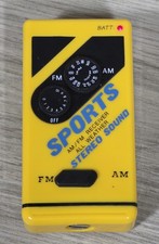 SPORTS STEREO SX-9311 AM/FM RECEIVER ALL WEATHER STEREO SOUND - TESTED -