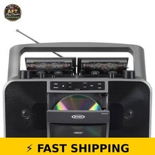 Jensen MCR-1500 Portable CD Player/Cassette Recorder with AM/FM Radio