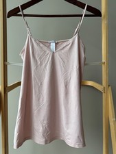 Hanro satin deluxe chemise top pink size Small 'duties included'