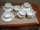 8 SETS Vintage Corelle PYREX Spring Blossom Crazy Daisy Cups & Saucers UNUSED