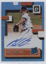 2022 Panini Donruss Optic Carolina Blue Prizm 14/35 Mike Baumann Auto 10k8