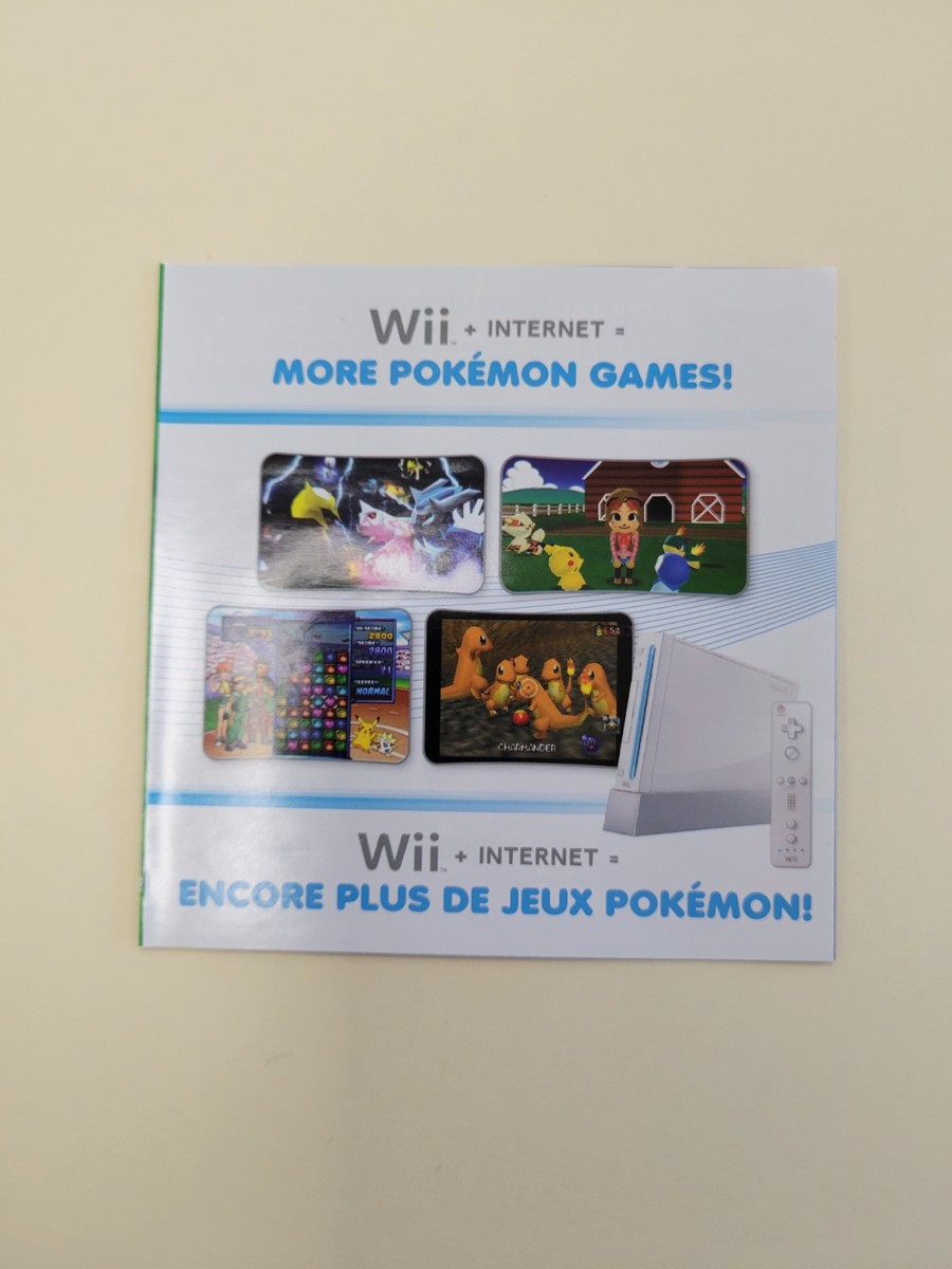 Pokemon Wii + Internet Nintendo DS INSERT ONLY Authentic 69031A | eBay