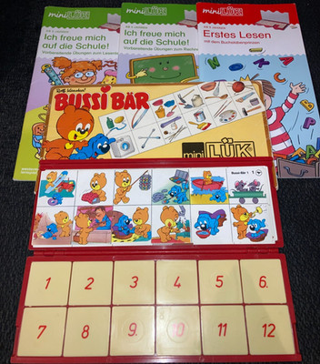 Mini Lük Kasten Inkl. 5 Übungsheften Vorschule/Schulanfänger Bussi Bär