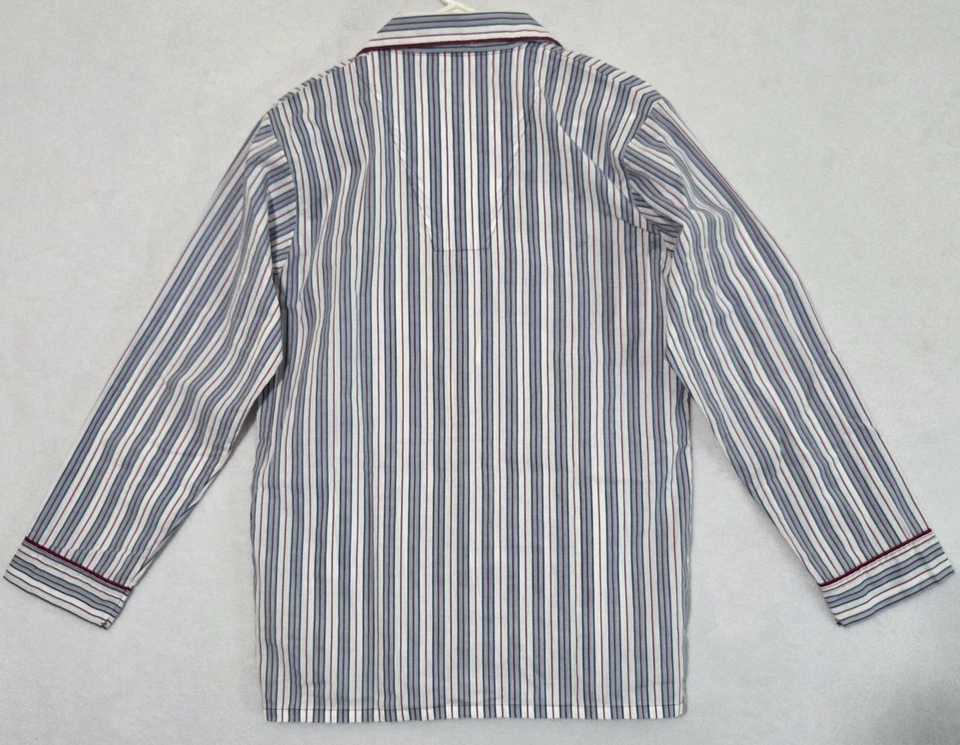 Conjunto de pijama vintage McGregor Classics para hombre talla pequeña manga larga a rayas 424 Foto 3 de 4