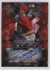 2023 Leaf Trinity Steel Lutetium Red Crystals 1/2 Ty Floyd #S-TF1 Auto v1x