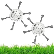 6-inch Wire Weeding Brush Trimming Head, a New Type of Wire Mowing Head Compa...