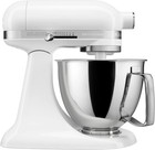 KitchenAid KSM3316X Artisan Mini 3.5 Quart Tilt-Head Stand Mixer, White