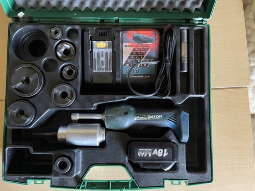 Greenlee Gator LS50L 18V Battery Operated 7-Ton Knockout Punch Driver w/ Case #1
